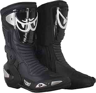 Amazon.co.jp: BERIK RACING BOOTS BOT-1289-BK ALL.BLACK ベリック